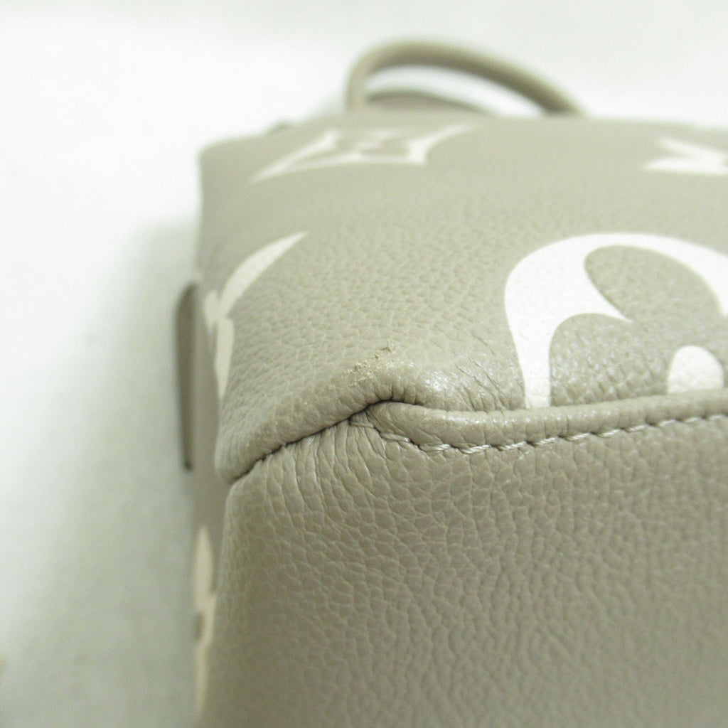 LOUIS VUITTON Petit Palais PM handbag Beige Turtle claim Monogram empreinte leather M58914