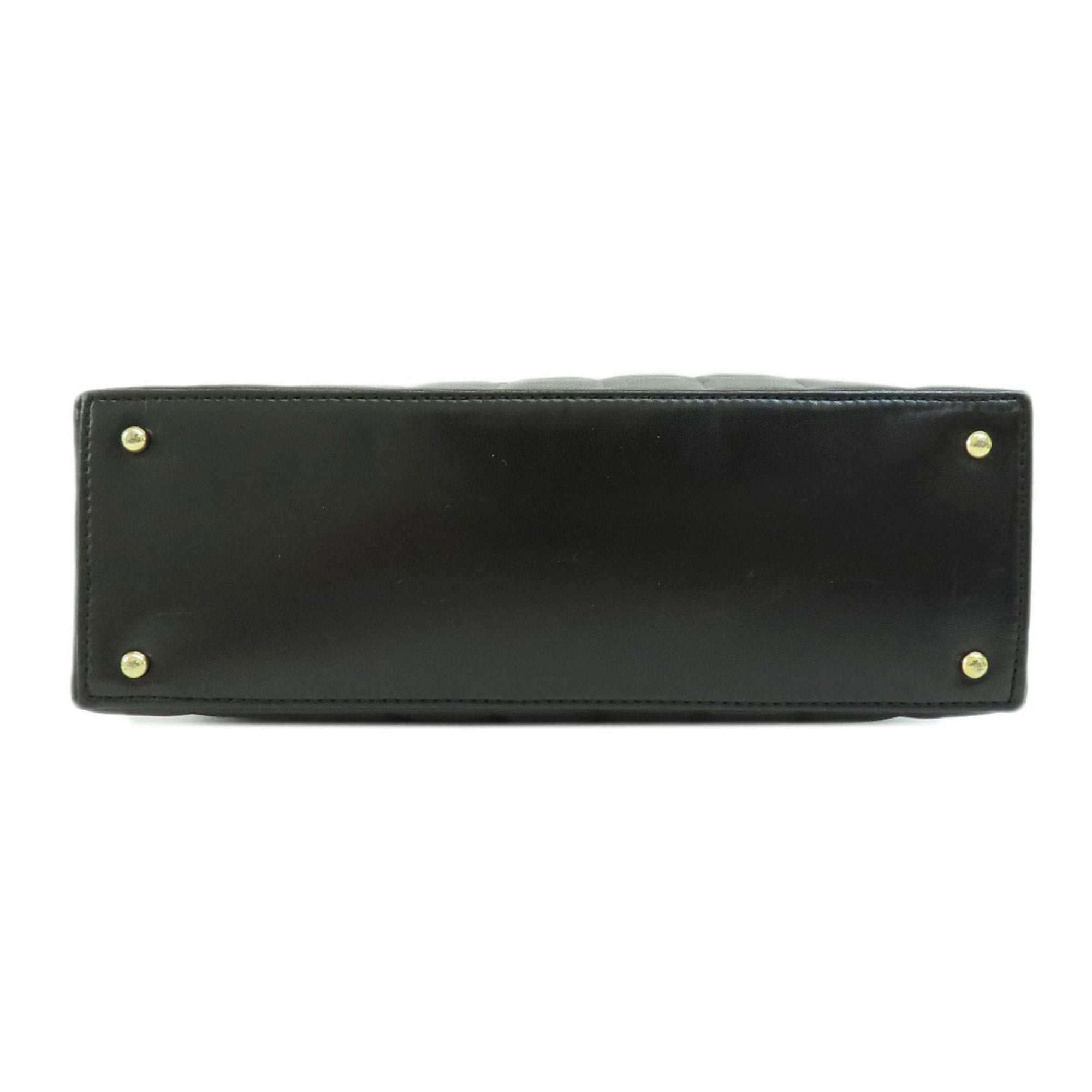 CHANEL Chocolate Bar Handbag Leather Women's