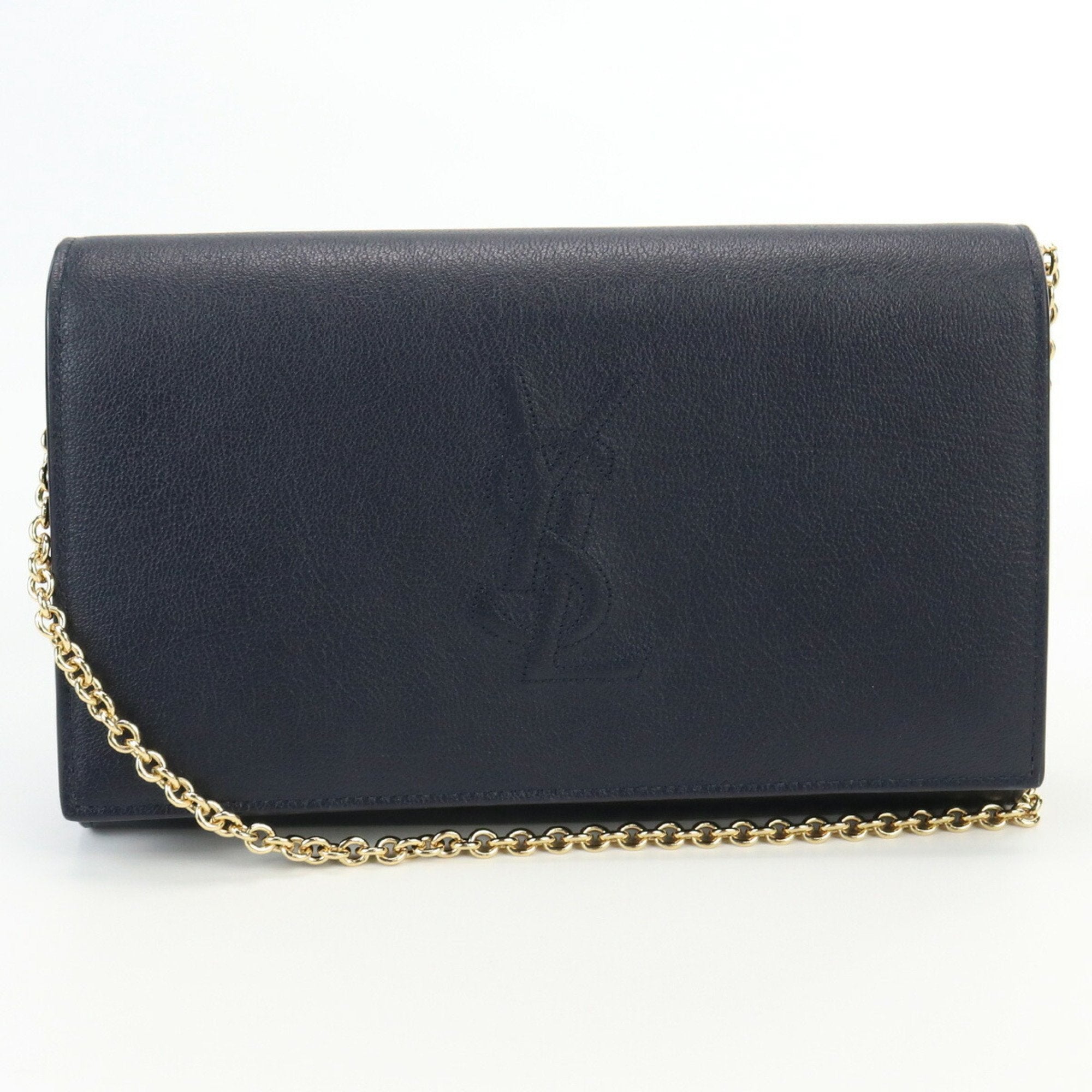 YVES SAINT LAURENT SAINT LAURENT Saint Laurent Chain 559075 CP20O 4136 Leather Ladies