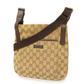 GUCCI  GG Canvas Shoulder Bag 122793 Women's Shoulder Bag Beige,Brown