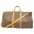 LOUIS VUITTONAuth  Monogram Keepall Bandouliere 60 M41412 Boston Bag