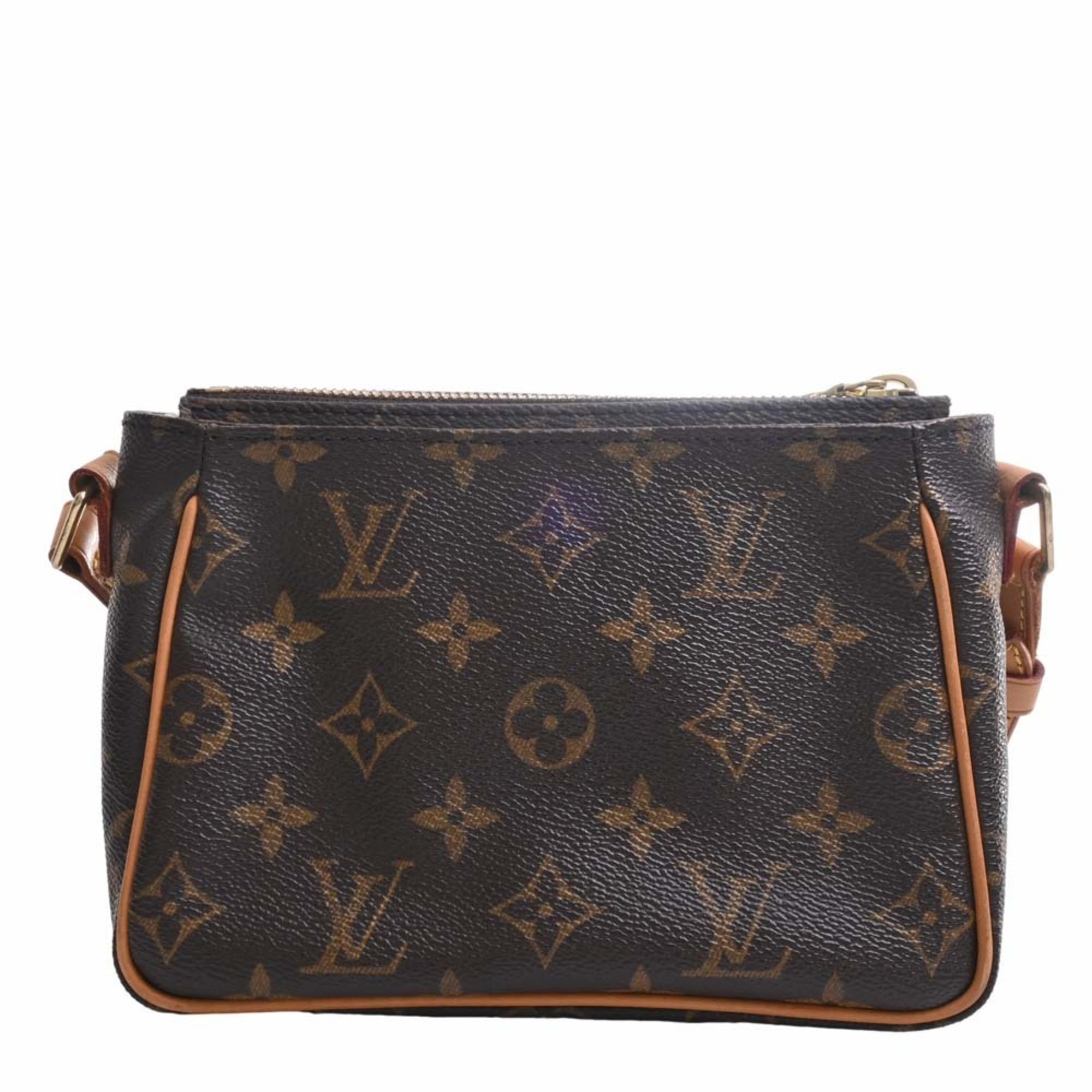 LOUIS VUITTON Monogram Vivacite PM Shoulder Bag M51165 Brown Women's