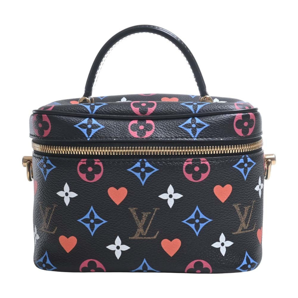 LOUIS VUITTON Monogram Game On Vanity PM 2WAY Chain Shoulder Bag M57482 Black/Multicolor Women's