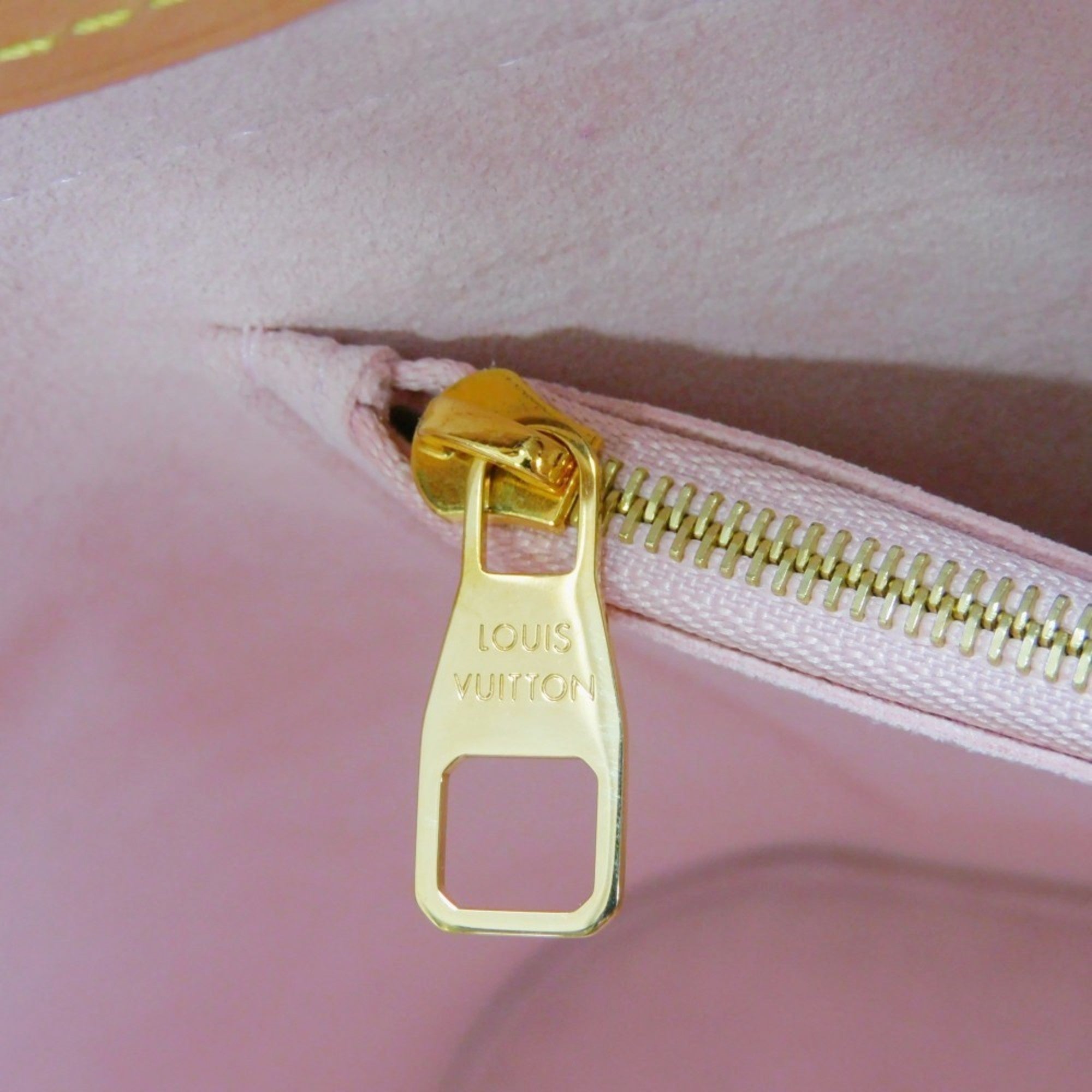 LOUIS VUITTON Handbag Girolatta Logo White 2WAY Shoulder Bag Damier Azur Rose Ballerine N41579 Women's