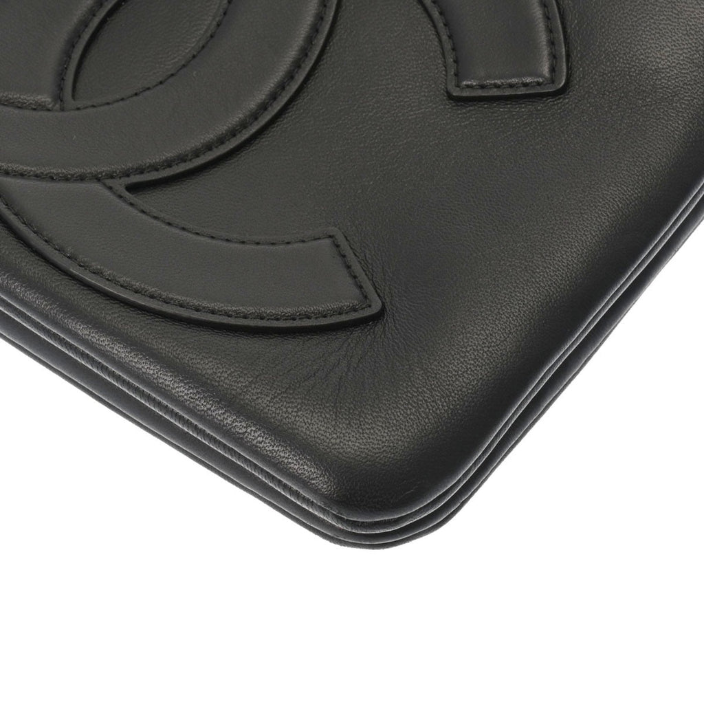 CHANEL Cocomark Waist Bag Black Ladies Lambskin Body