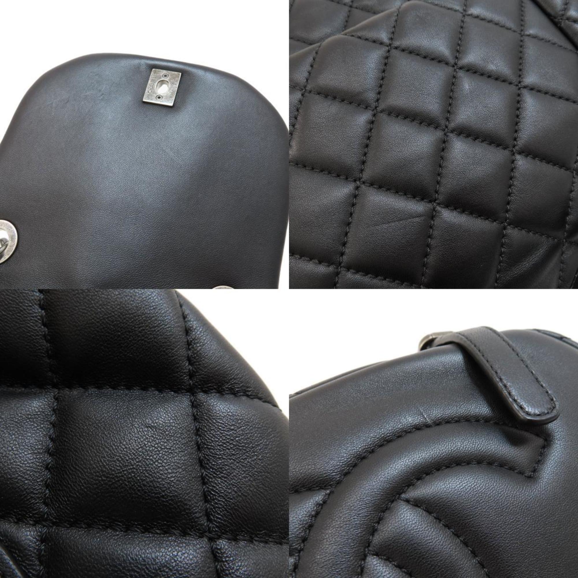 CHANEL Matelasse Coco Mark Backpack/Daypack Lambskin Women's