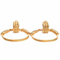 CHANEL Cocomark hoop earrings gold ladies