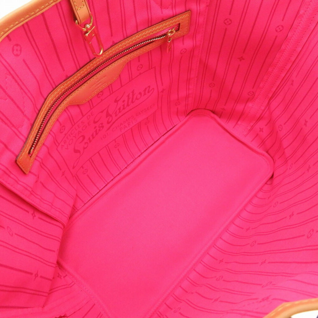 LOUIS VUITTON Monogram Rose Neverfull MM M48613 Tote Bag