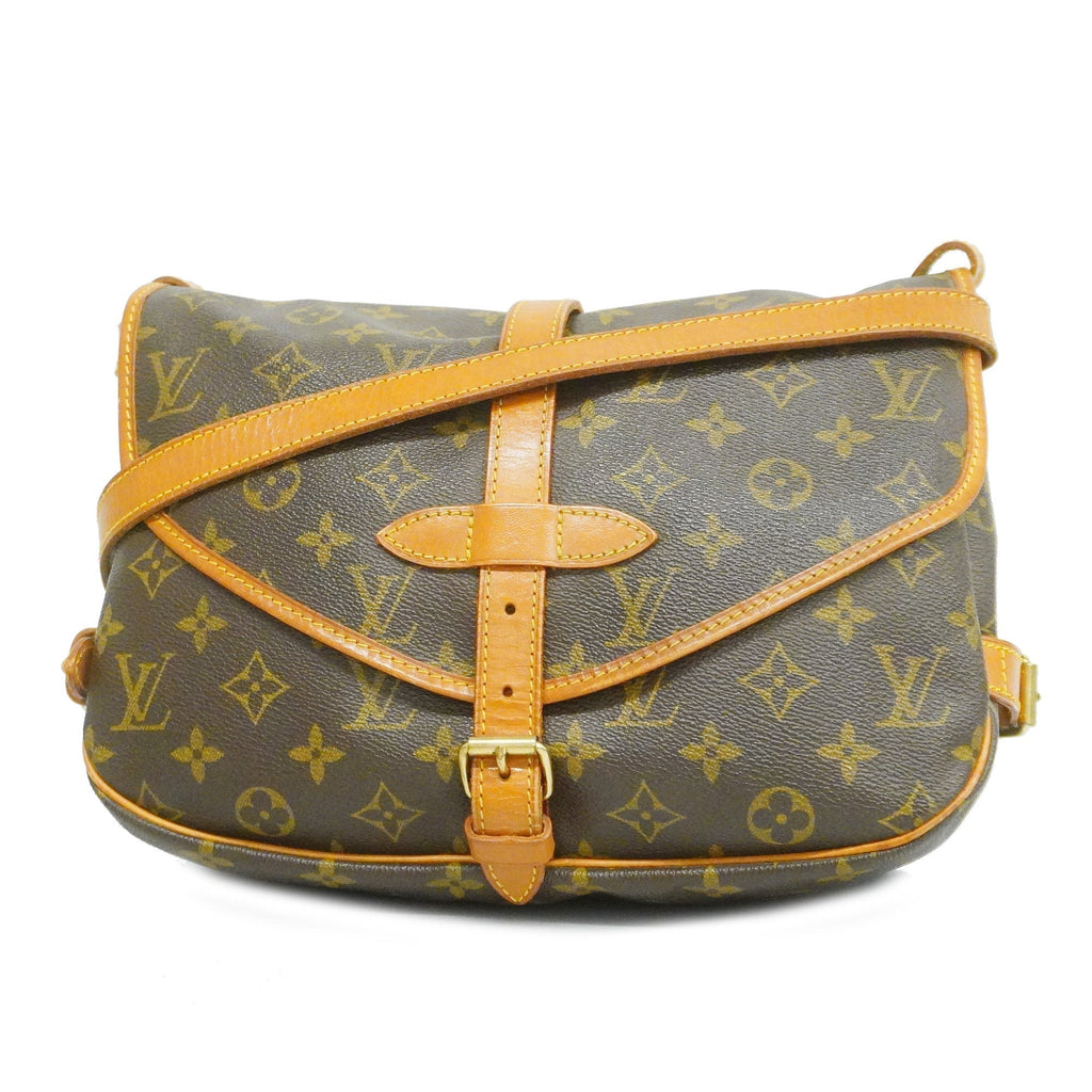 LOUIS VUITTONAuth  Monogram Saumur 30 M42256 Women's Shoulder Bag