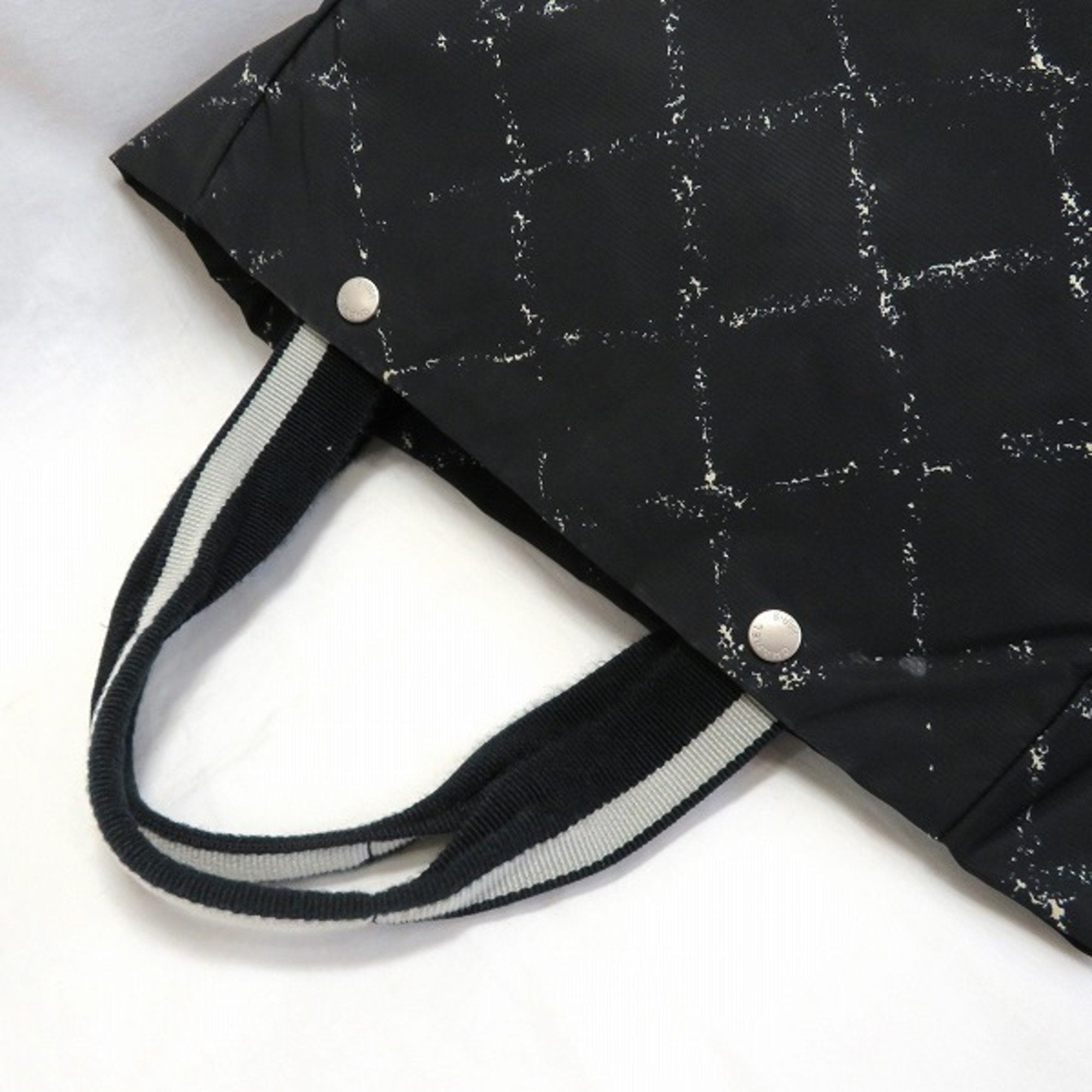 CHANEL old travel line bag tote unisex