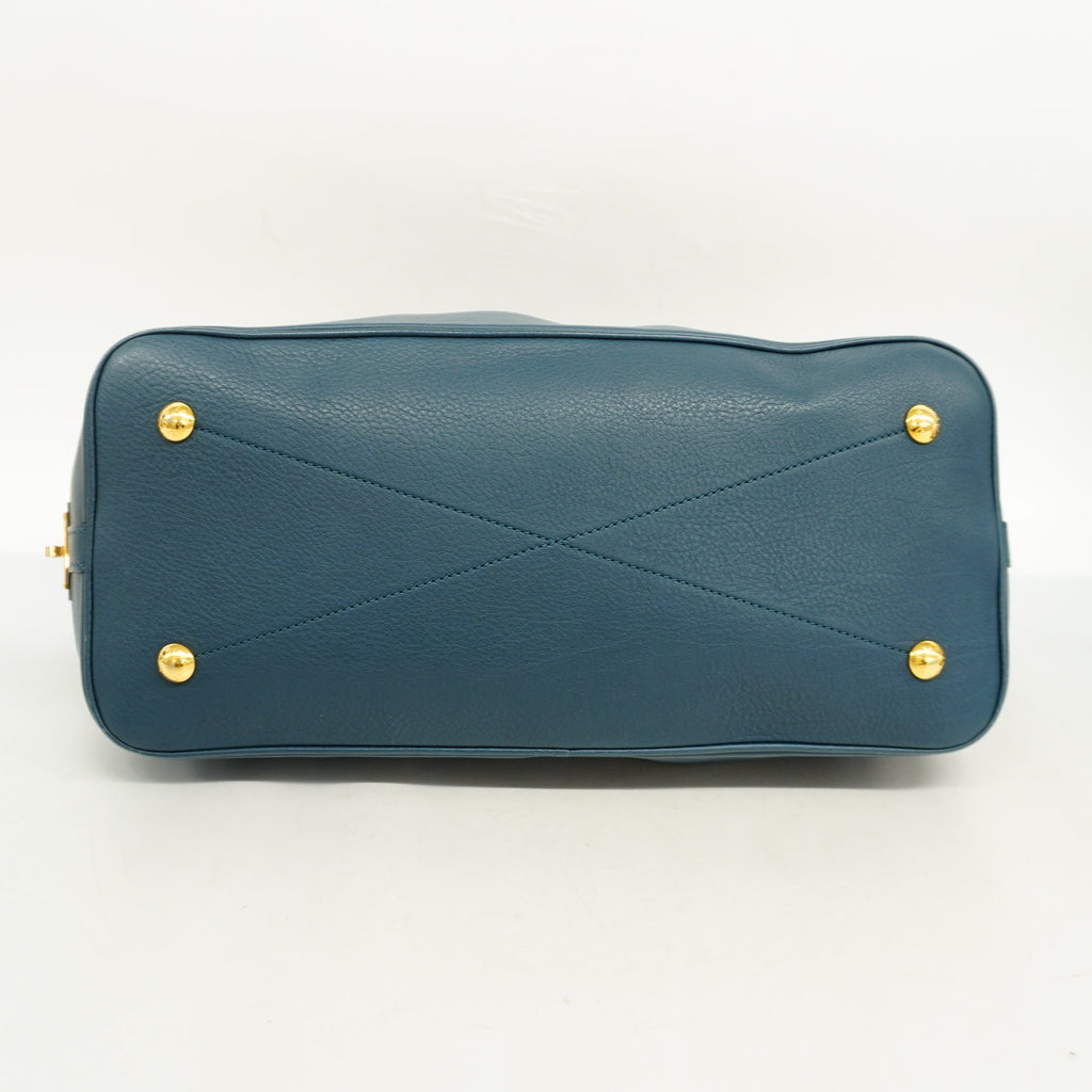 LOUIS VUITTONAuth  Mahina Mahina Stella GM Marine M93464 Women's Handbag