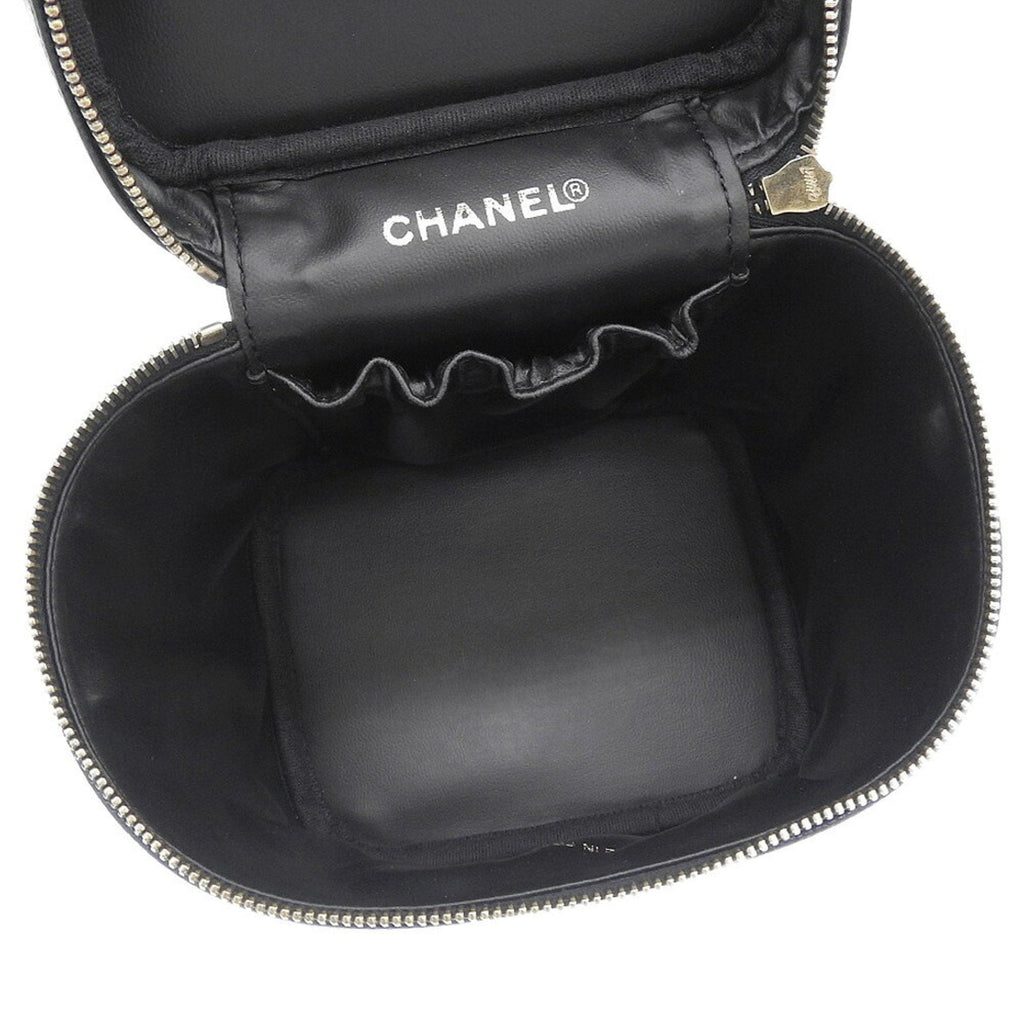 CHANEL Coco Mark Vanity Bag Black No. 7 A01998