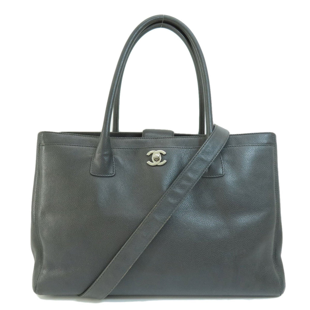 CHANEL Cocomark Tote Bag Caviar Skin Women's