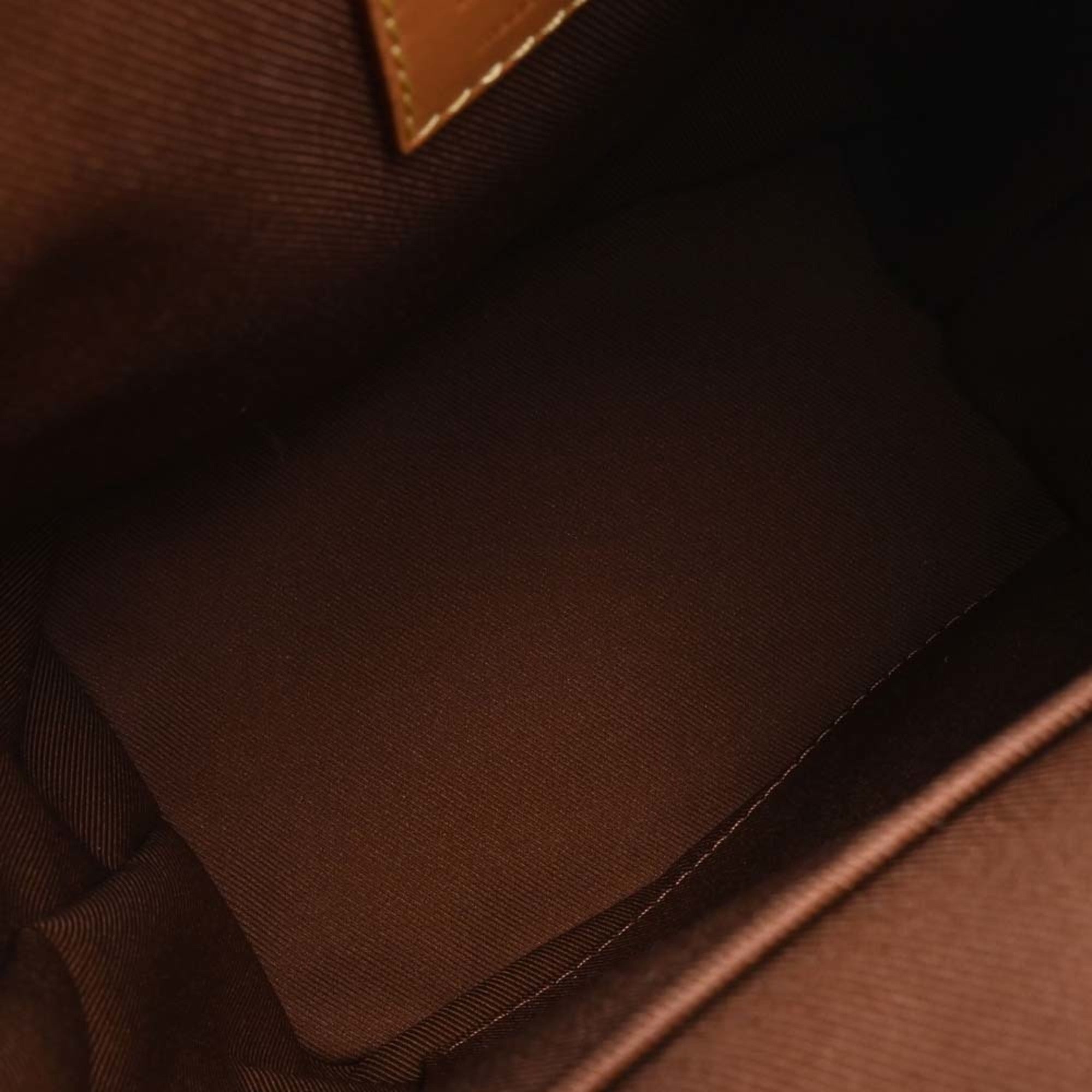 LOUIS VUITTON Monogram Milk Box Shoulder Bag M44877 Brown Women's