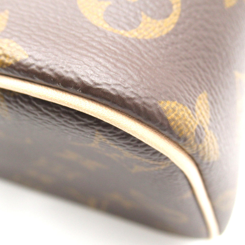 LOUIS VUITTON Nice Mini Vanity Bag Brown Monogram PVC coated canvas M44495