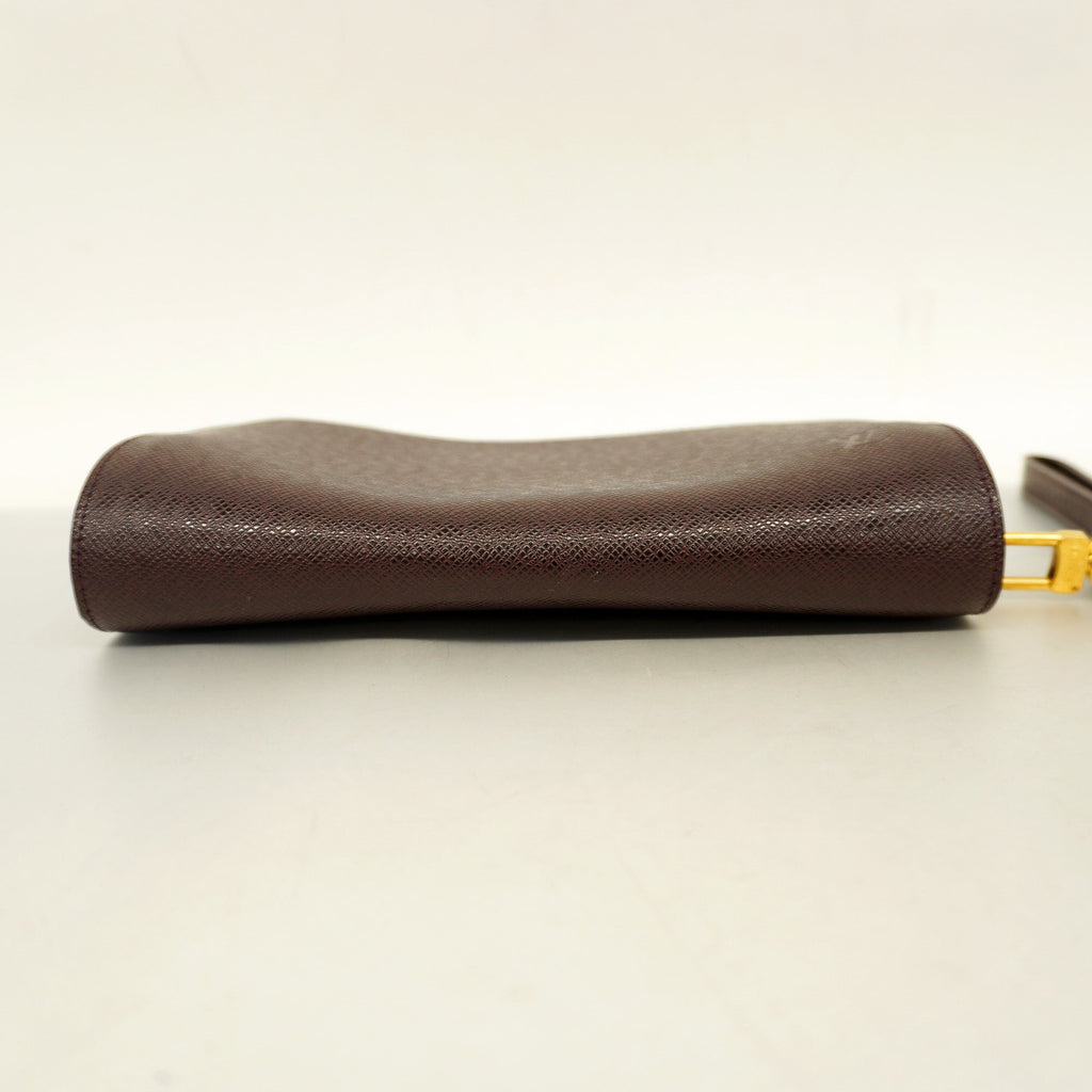 LOUIS VUITTONAuth  Taiga Baikal M30186 Men's Clutch Bag Acajou