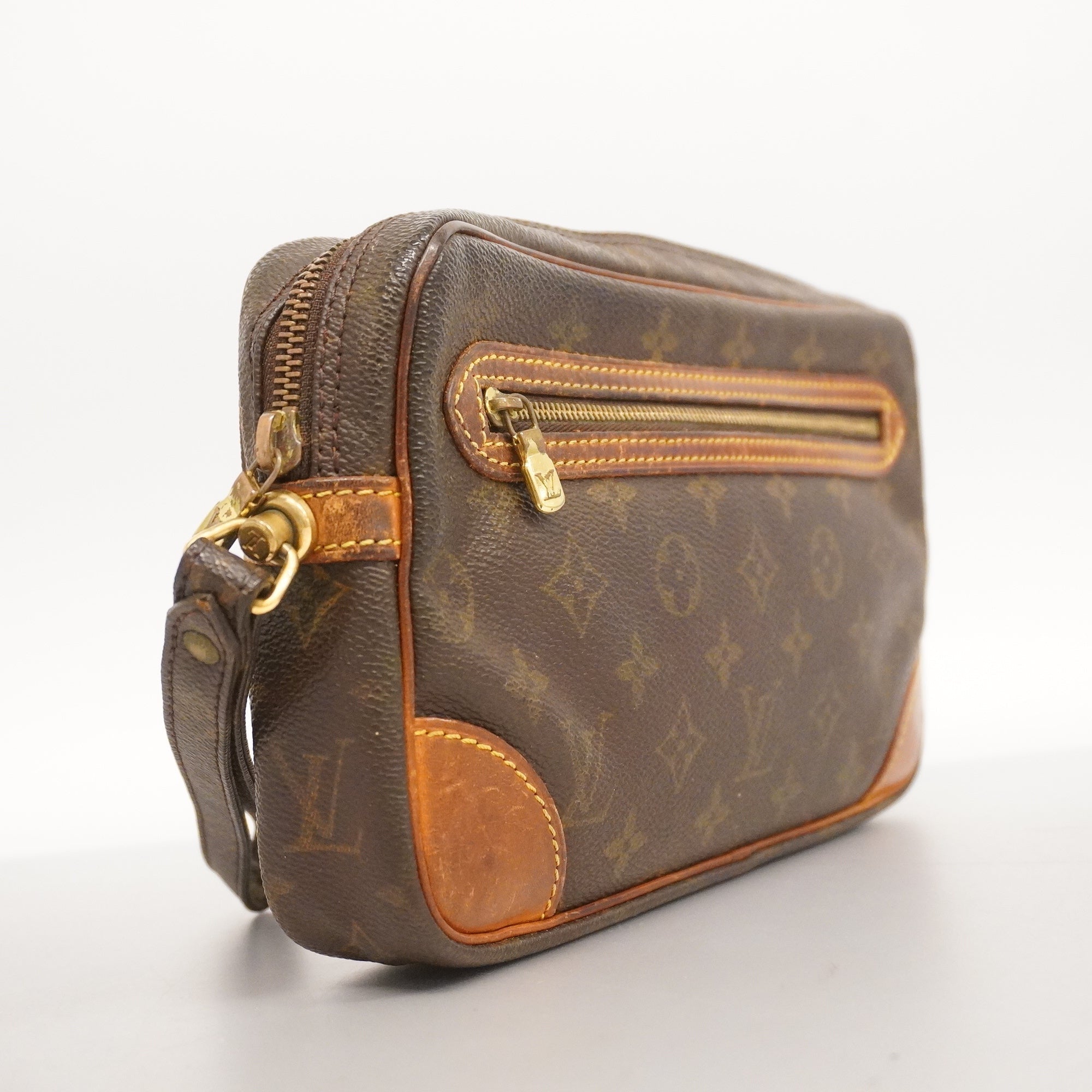 LOUIS VUITTONAuth  Monogram Marley Dragonne GM M51825 Women's Clutch Bag