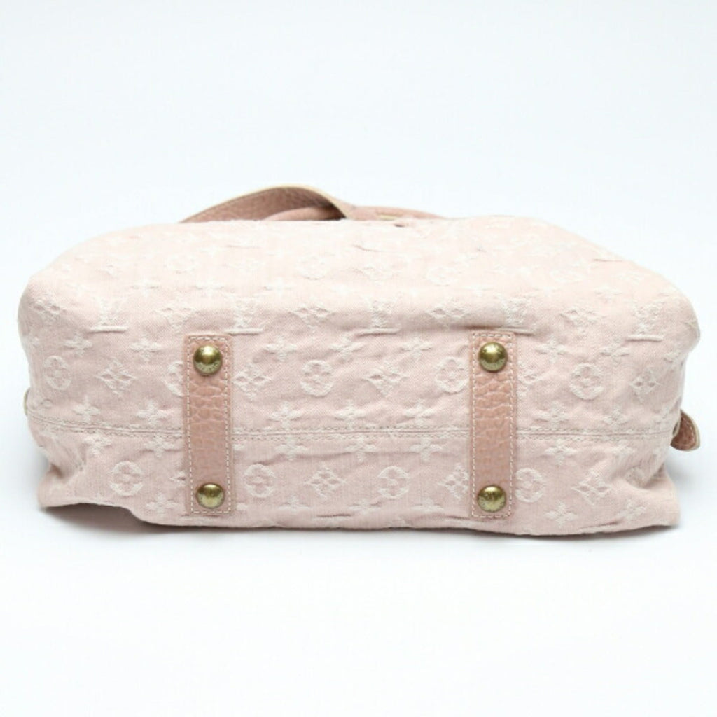 LOUIS VUITTON Neo Cavy MM Monogram Denim M95836  Rose Handbag LV