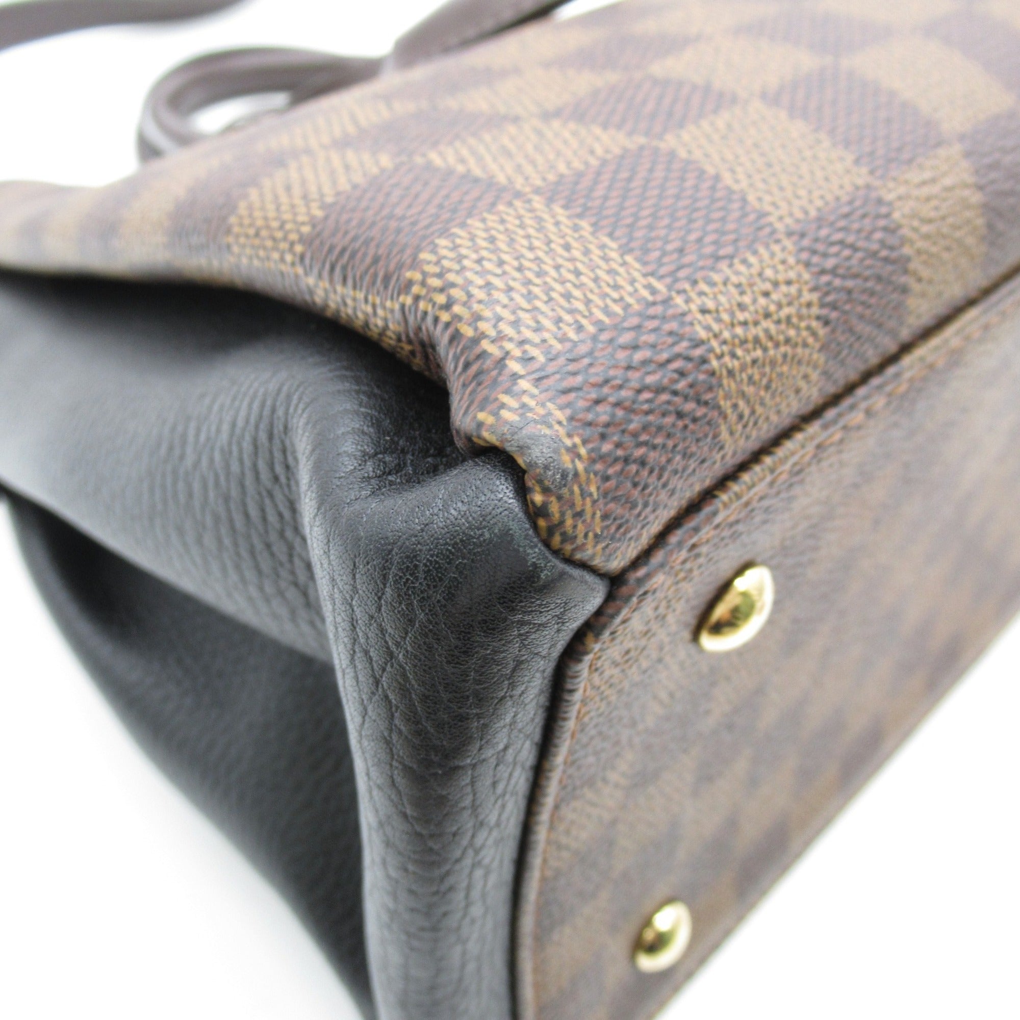 LOUIS VUITTON Normandy 2wayShoulder Bag Brown Black Damier PVC coated canvas N41487