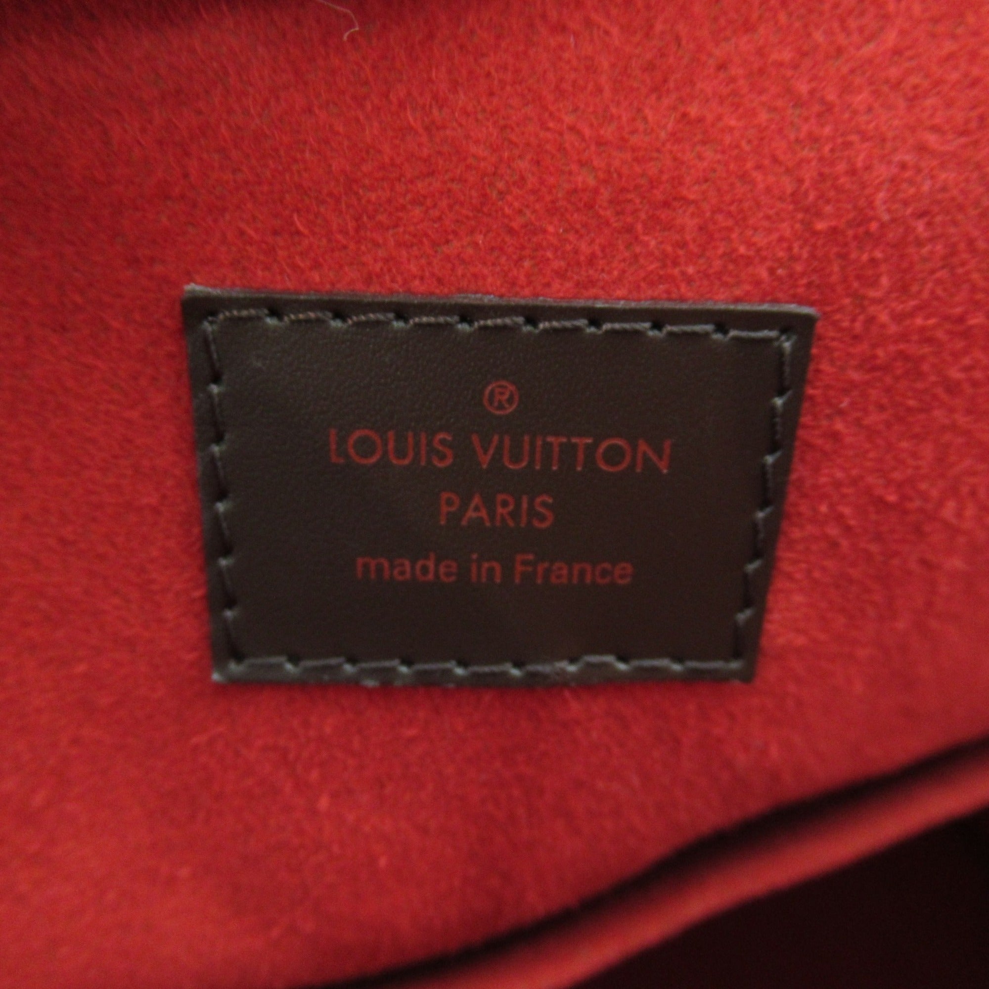 LOUIS VUITTON Trevi 2wayShoulder Bag Brown Ebene Damier PVC coated canvas N51997
