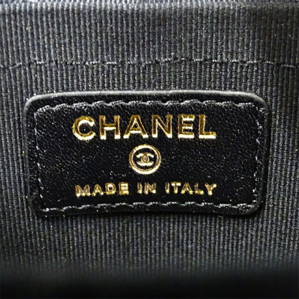 CHANEL AP1616 / ― Women's Suede Shoulder Bag Black