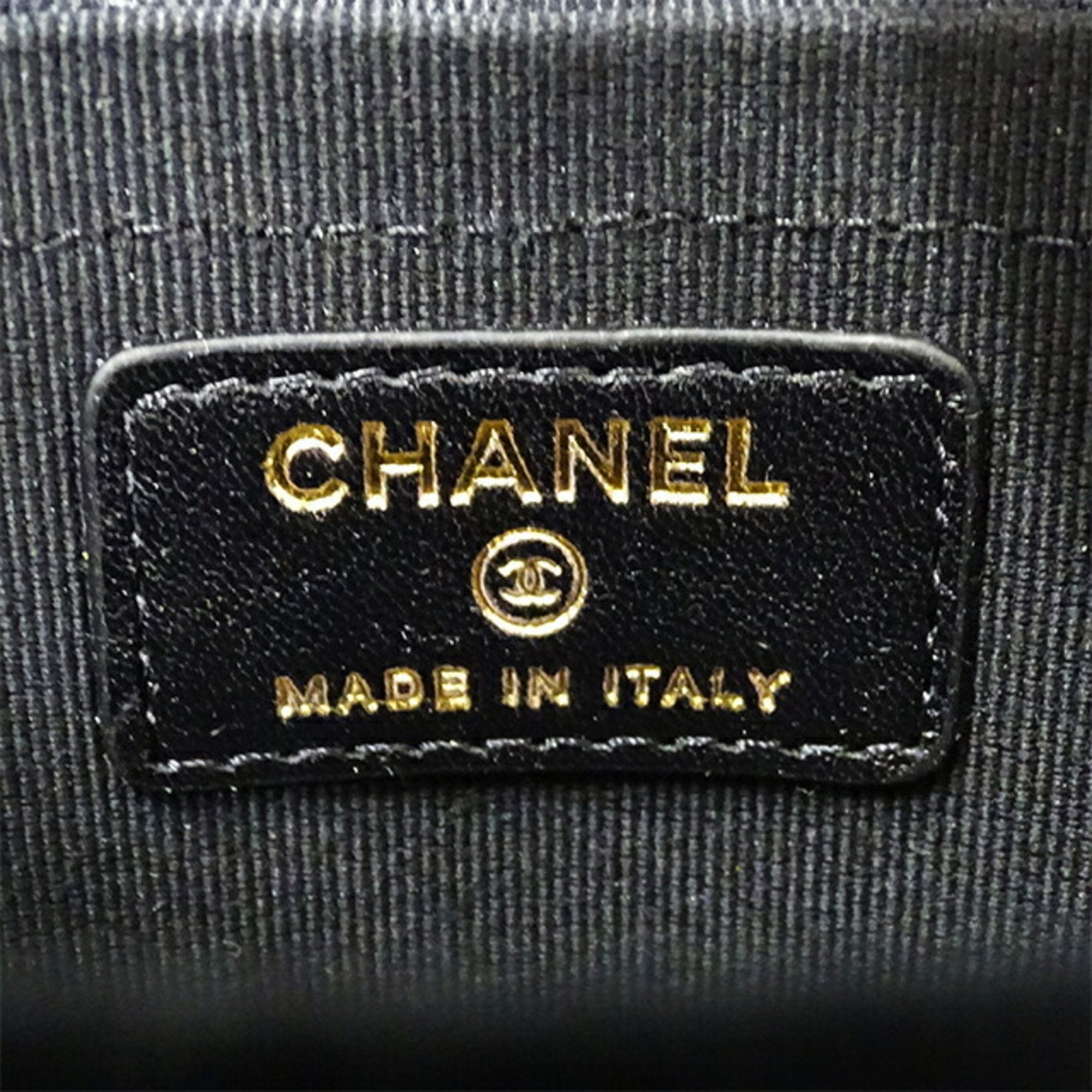 CHANEL AP1616 / ― Women's Suede Shoulder Bag Black