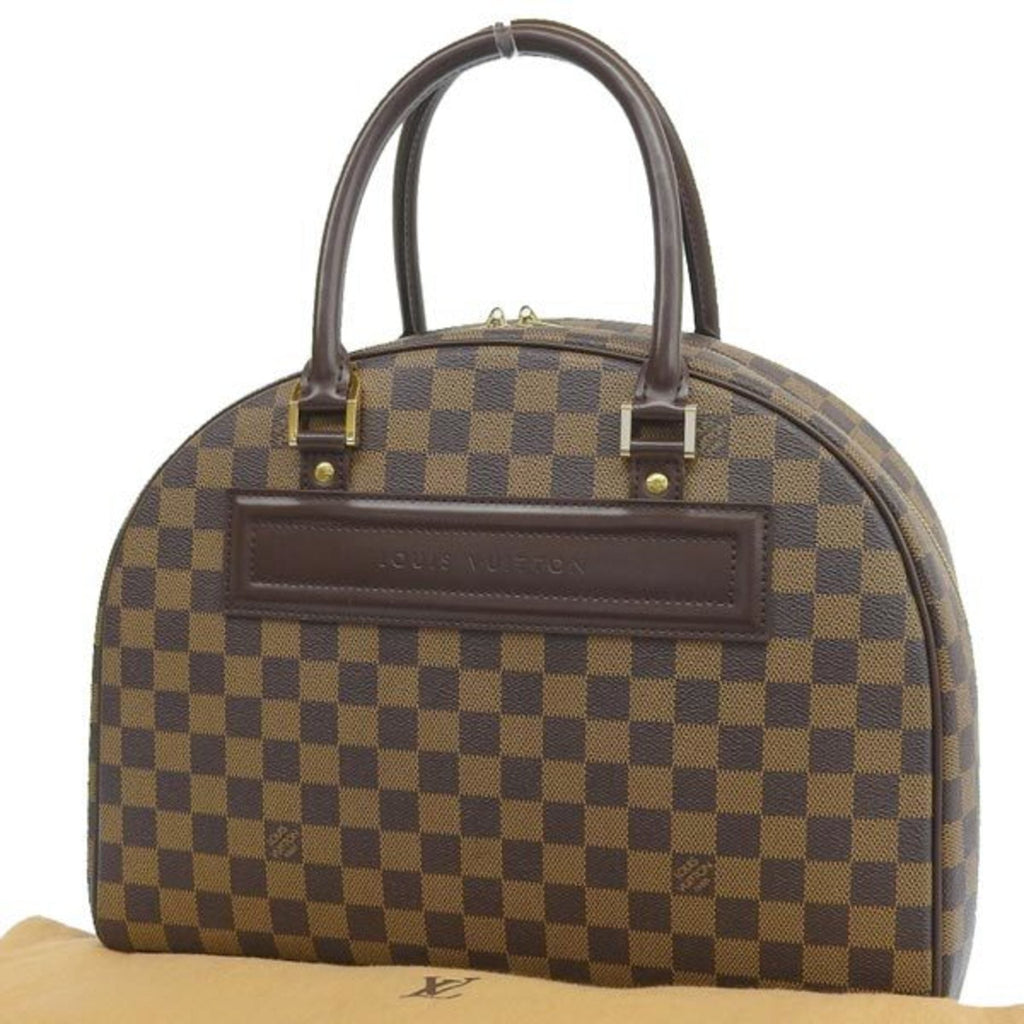 LOUIS VUITTON Damier Nolita Handbag N41455 Brown Women's