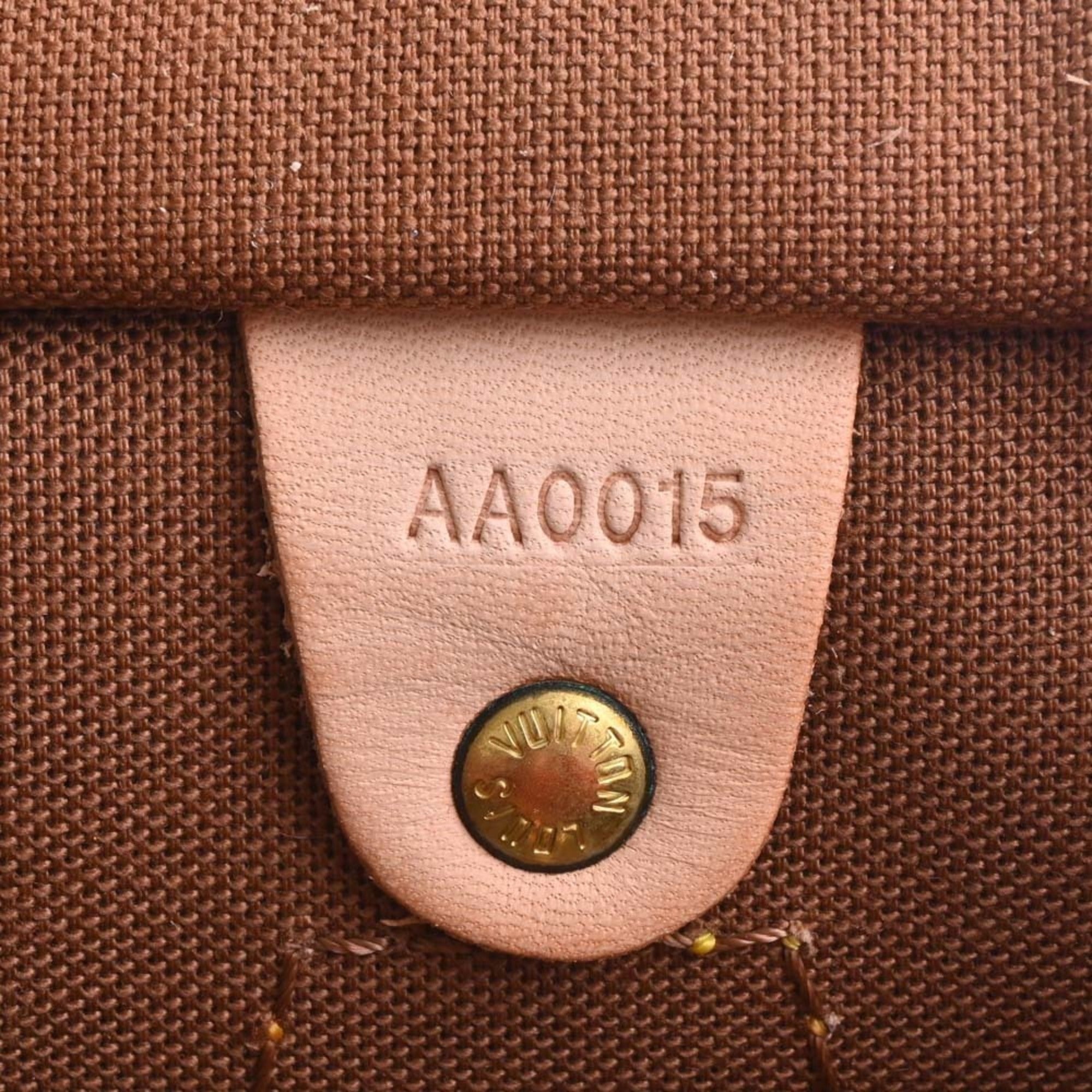 LOUIS VUITTON Monogram Speedy 30 Handbag Mini Boston Bag M41526 Brown Women's