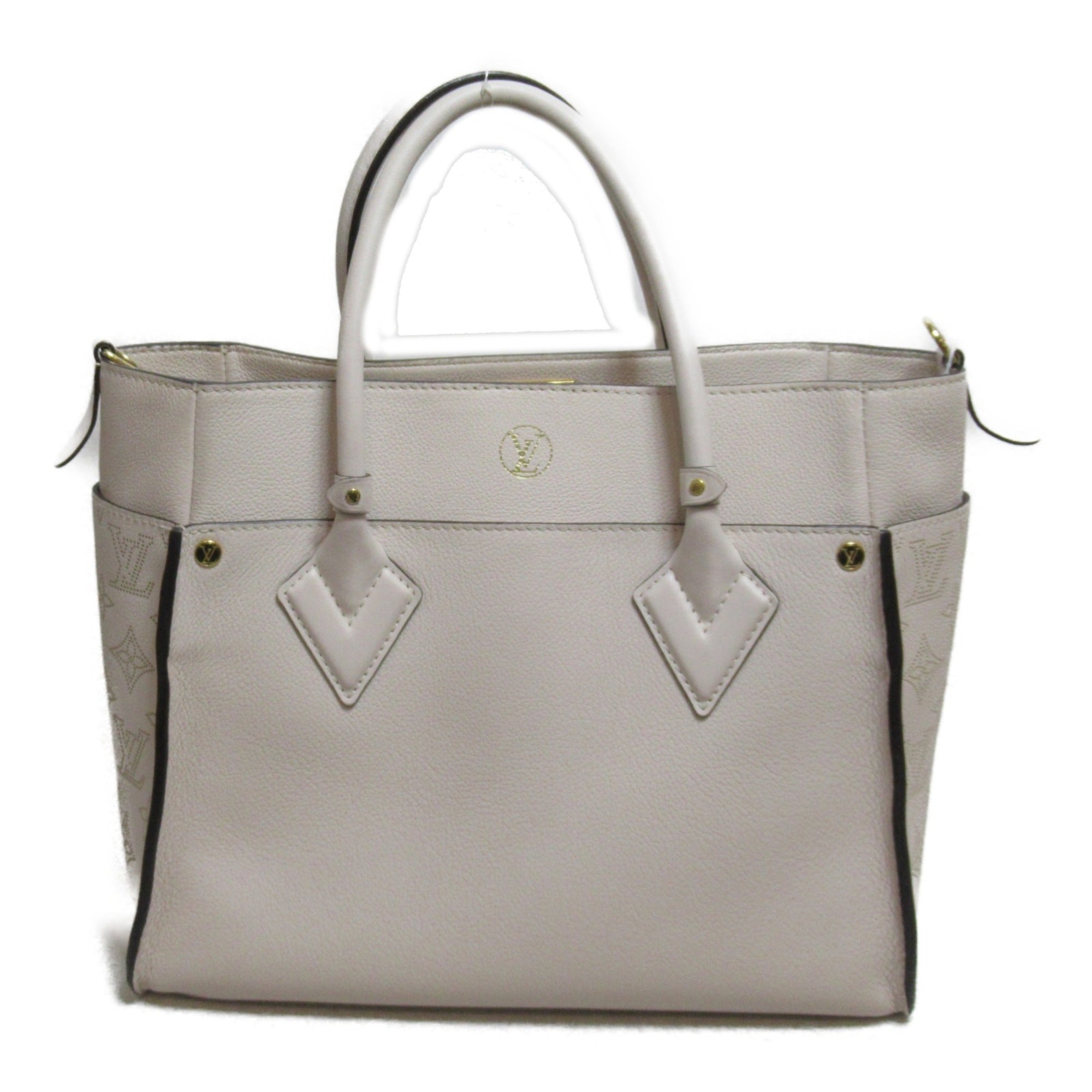 LOUIS VUITTON On My Side MM2wayShoulder Bag Ivory Mahina Calfskin [cowhide] M55802
