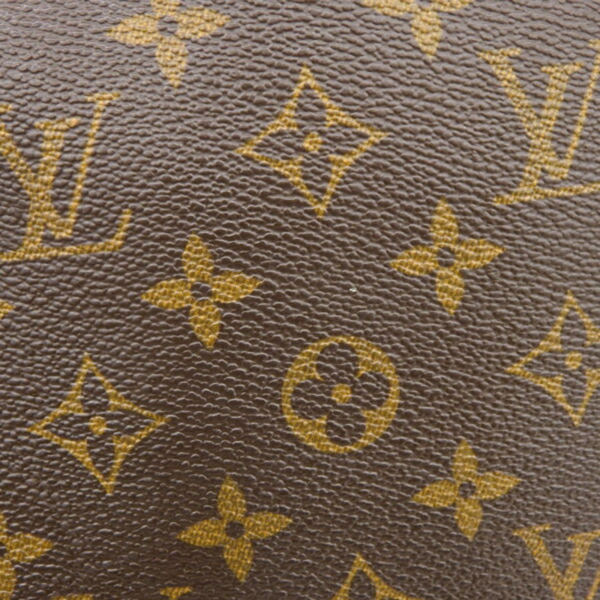 LOUIS VUITTON Monogram Looping GM Shoulder Bag M51145 Brown Women's