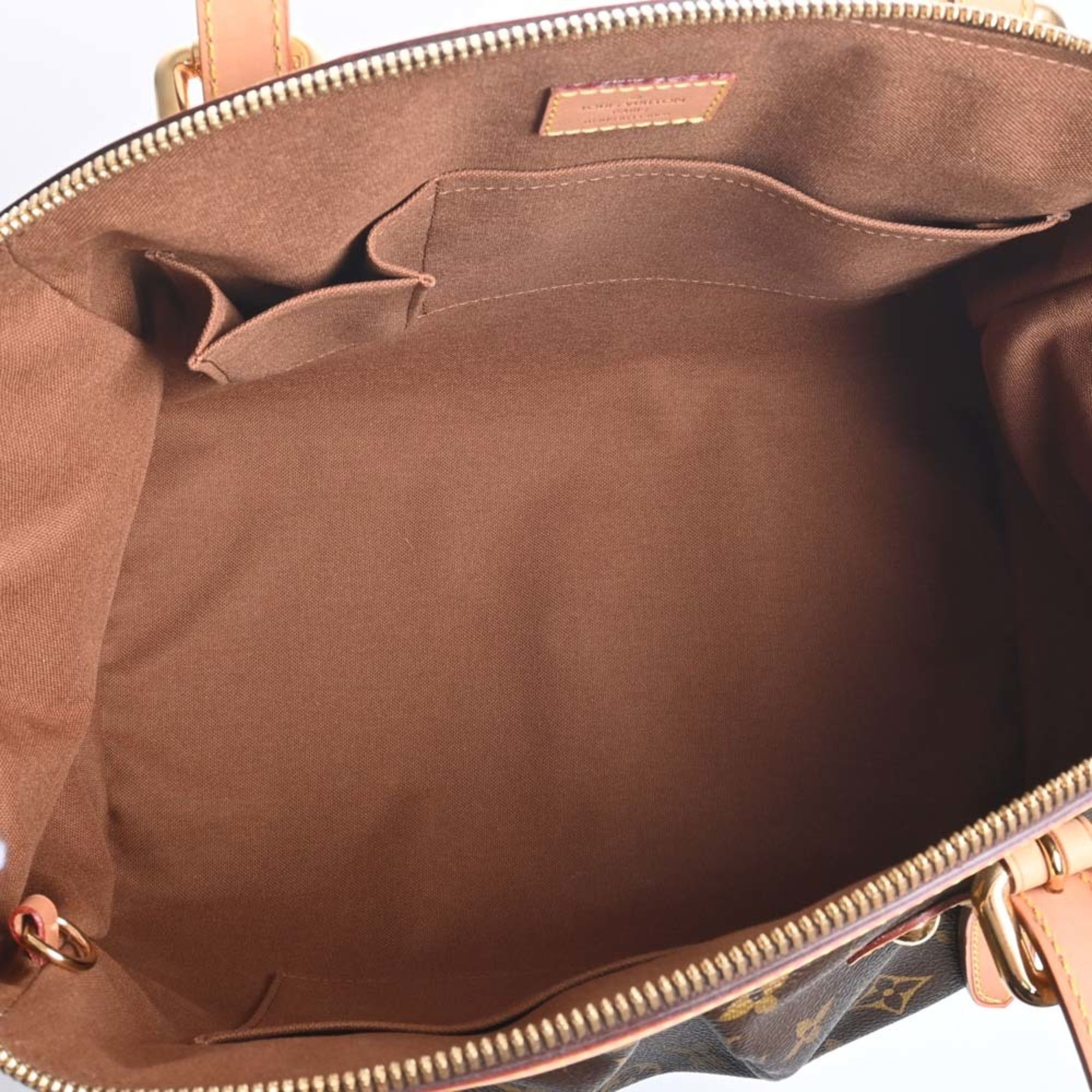 LOUIS VUITTON Monogram Tivoli GM Handbag M40144 Brown Women's