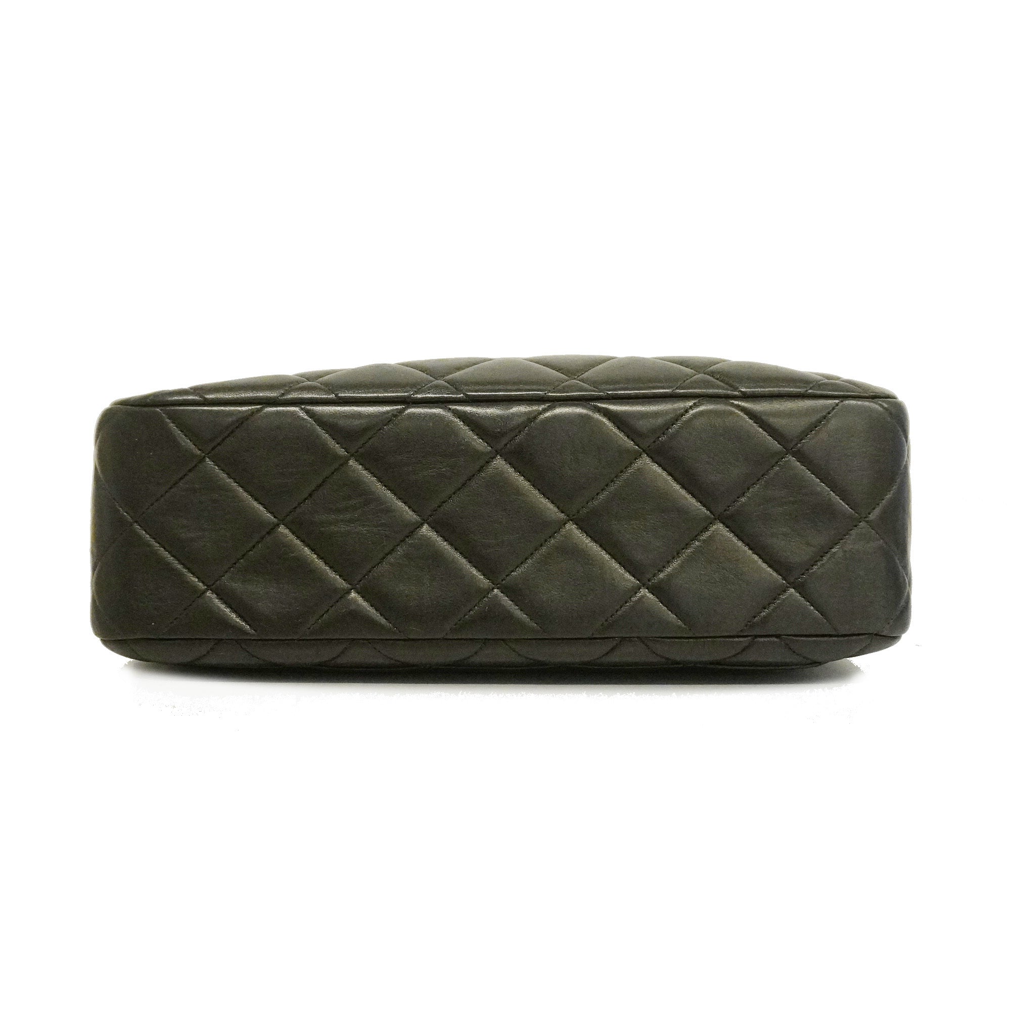 CHANELAuth  Matelasse Lambskin Women's Leather Handbag Black