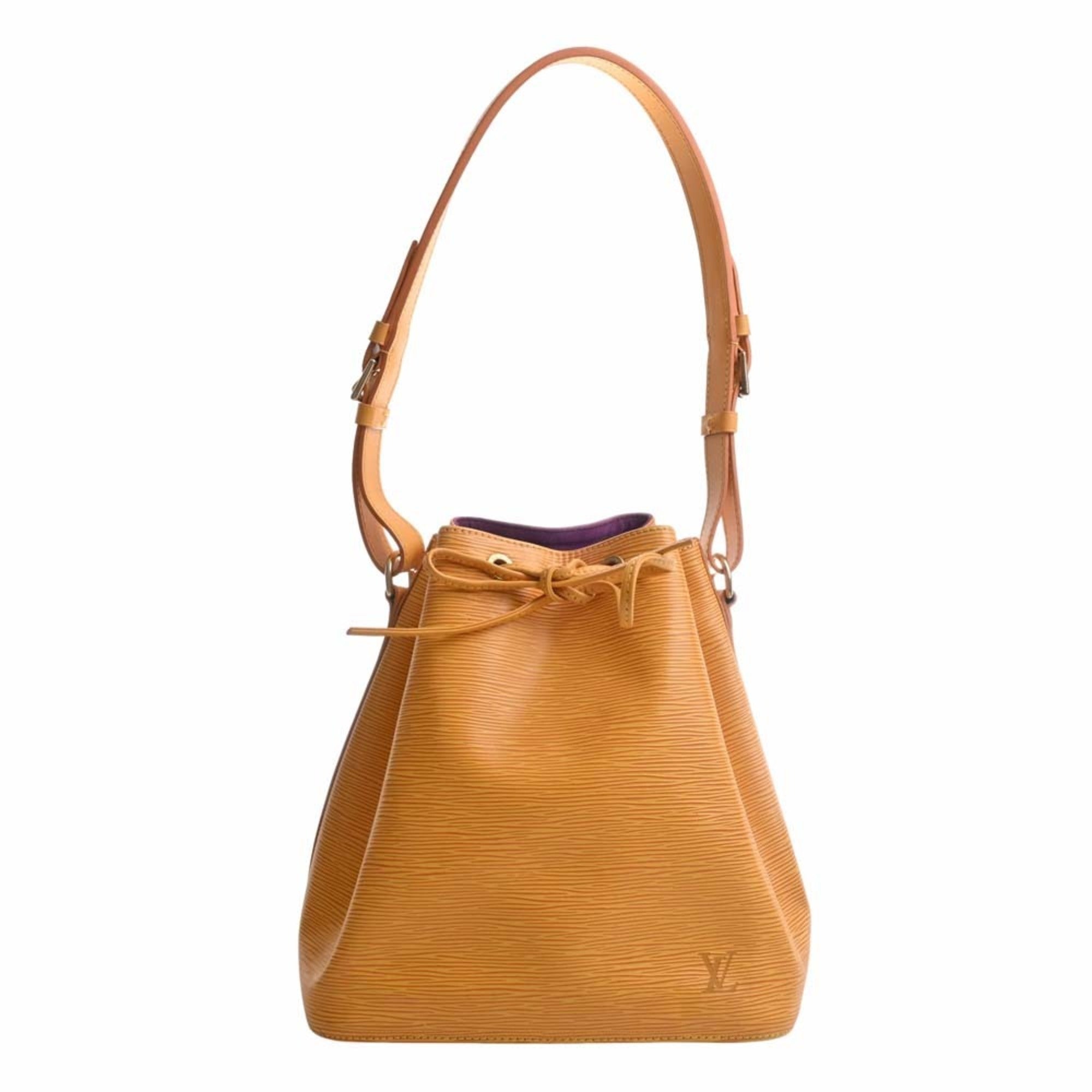 LOUIS VUITTON Epi Noe Shoulder Bag M44009 Yellow Ladies