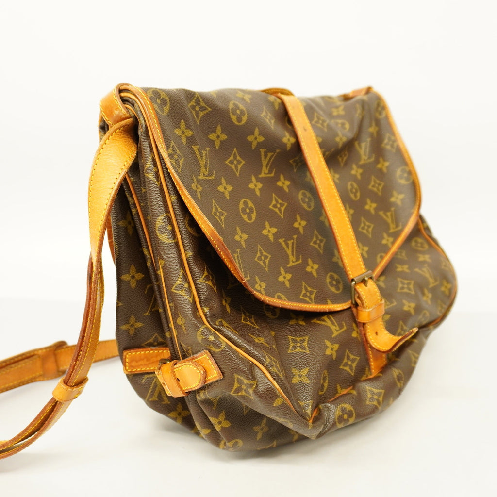 LOUIS VUITTONAuth  Monogram Saumur 35 M42254 Women's Shoulder Bag