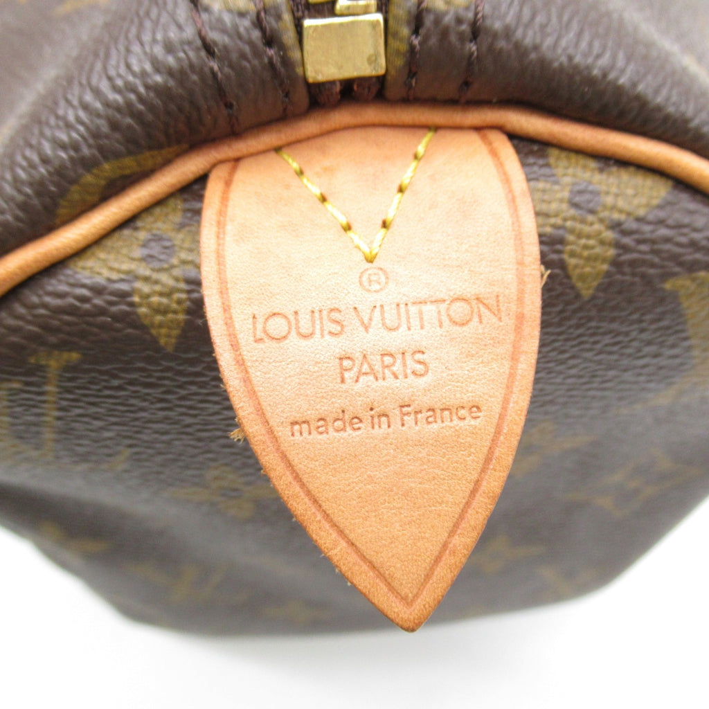 LOUIS VUITTON Speedy 30 handbag Brown Monogram PVC coated canvas M41526