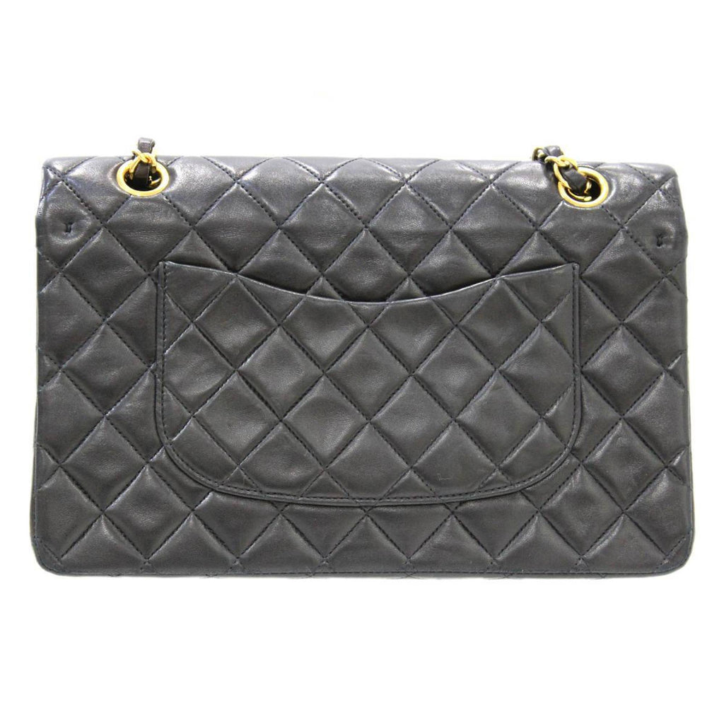 CHANEL matelasse lambskin chain shoulder bag double flap