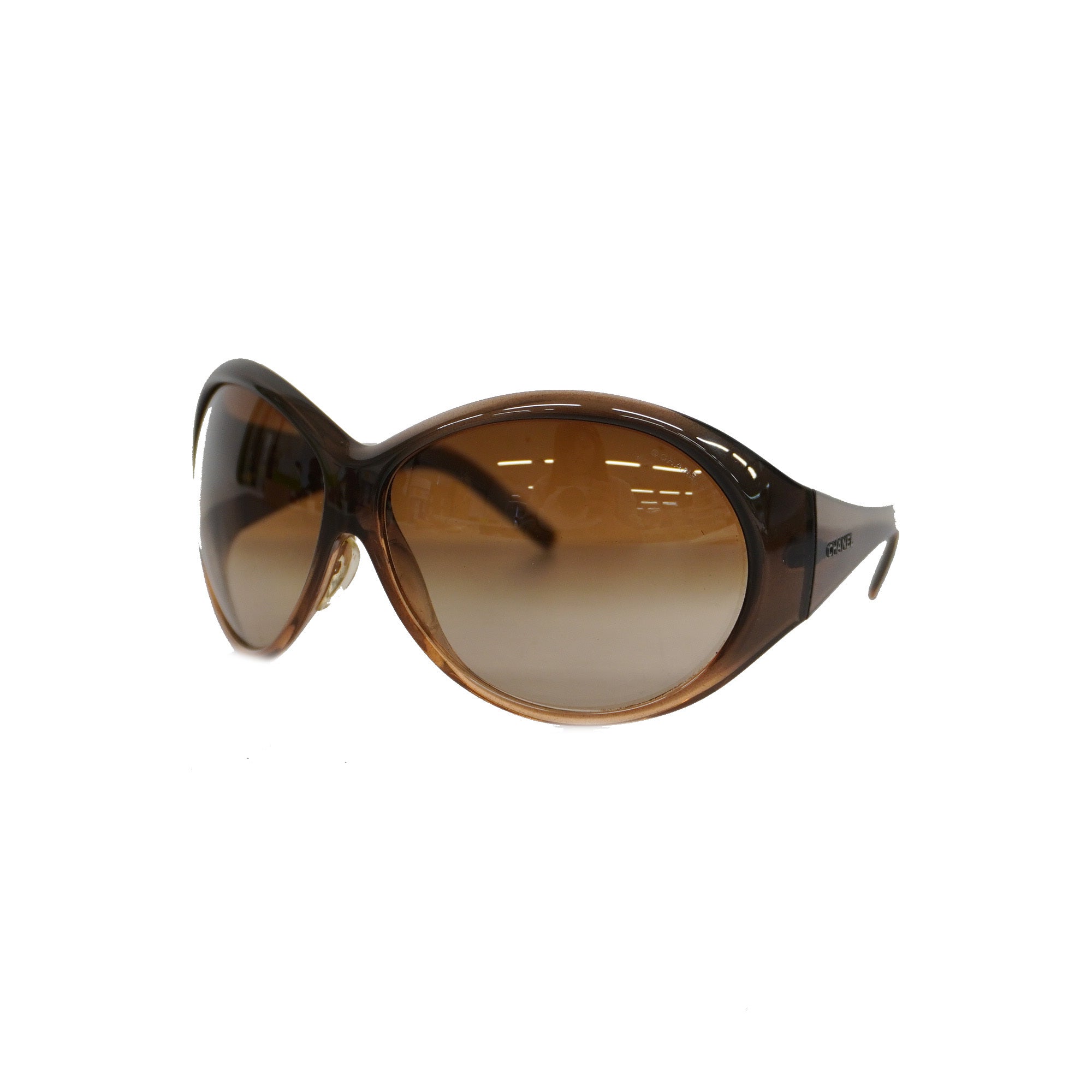 CHANELAuth  Women's Sunglasses Brown Sunglasses