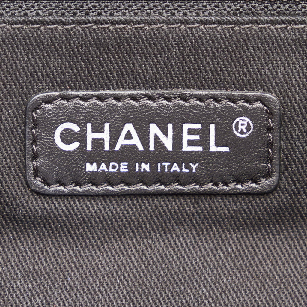 CHANEL coco mark chain shoulder bag red leather ladies