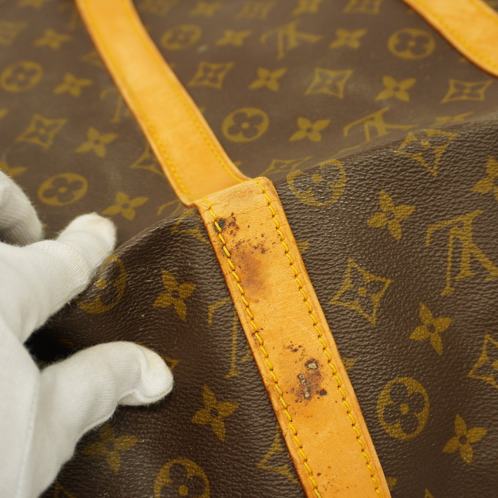 LOUIS VUITTON Auth  Monogram Keepol 55 M41424 Unisex Boston Bag
