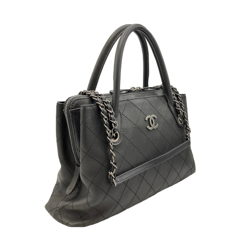 CHANEL Wild Stitch Shoulder Bag Women's Men's Leather