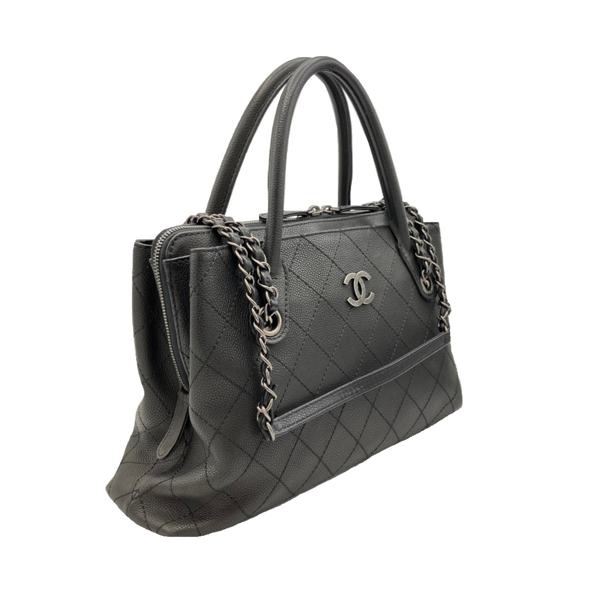 CHANEL Wild Stitch Shoulder Bag Women's Men's Leather