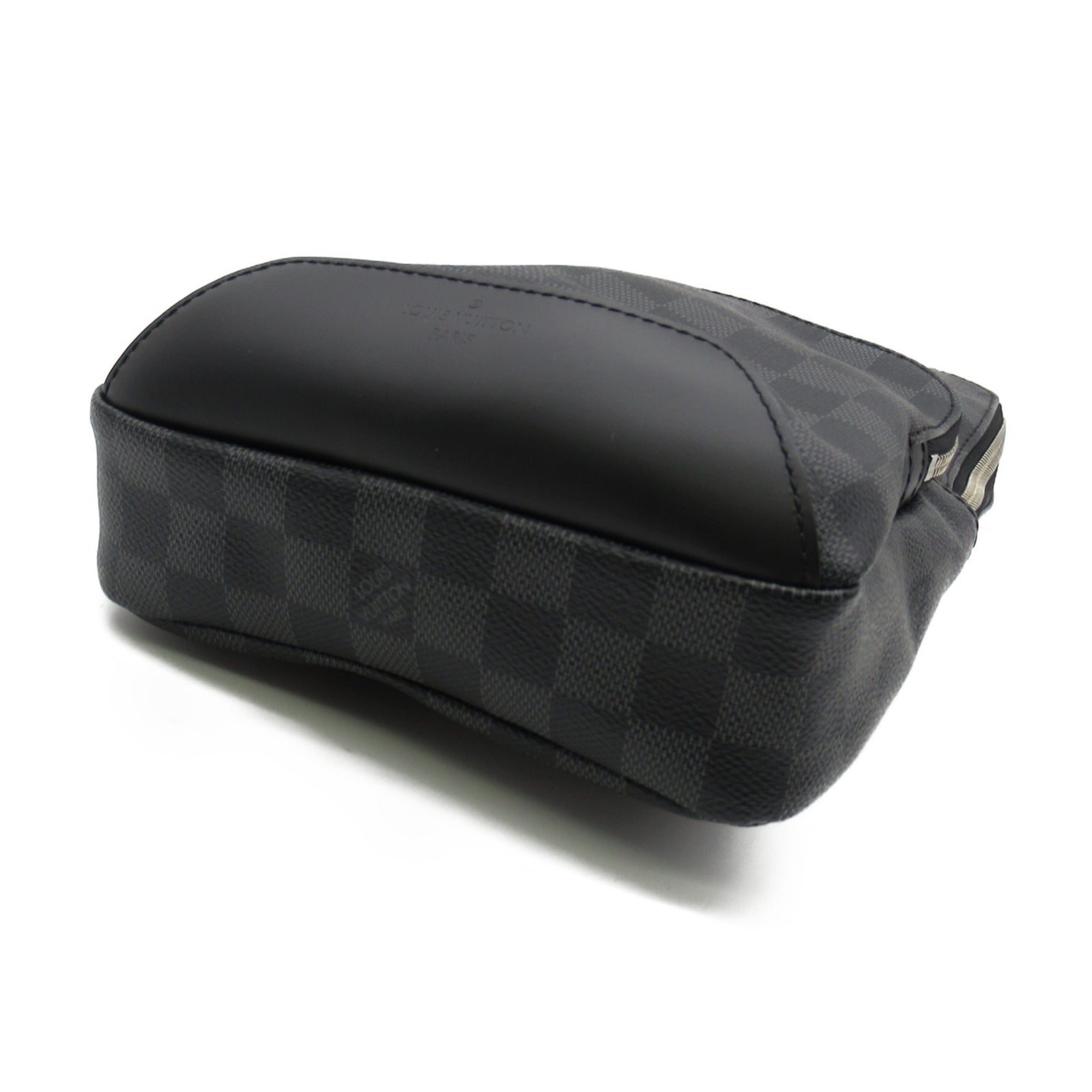 LOUIS VUITTON Avenue Sling Bag Gray Damier graphite PVC coated canvas N41719