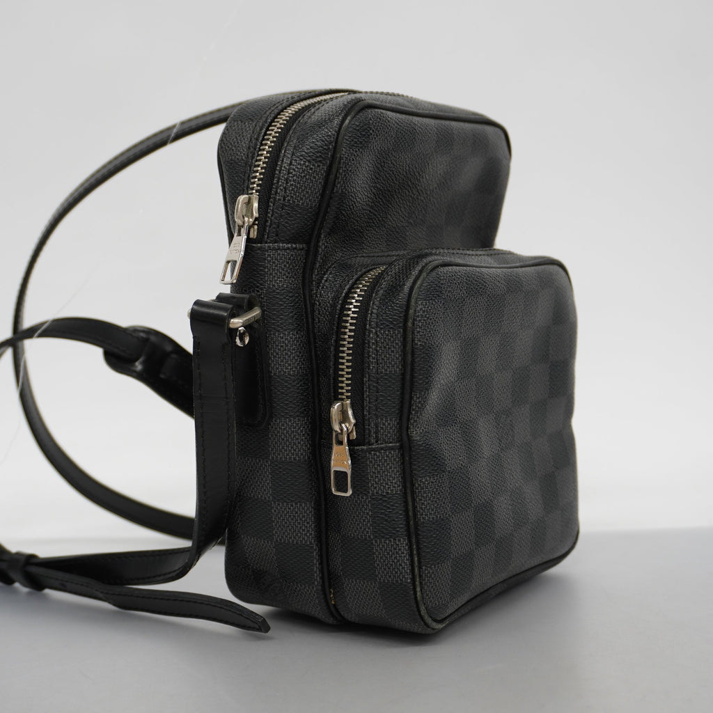 LOUIS VUITTONAuth  Damier Graphite Rem N41446 Men's Shoulder Bag