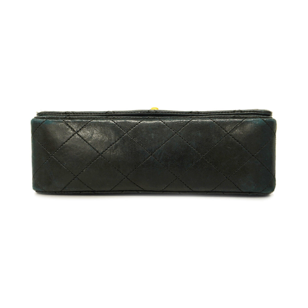 CHANELAuth  Matelasse Chain Shoulder Women's Leather Shoulder Bag Black