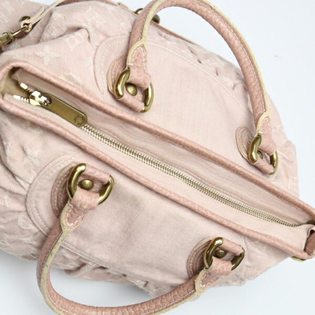 LOUIS VUITTON Neo Cavy MM Monogram Denim M95836  Rose Handbag LV