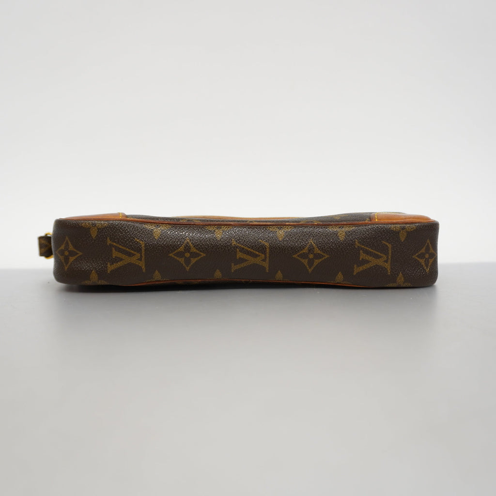 LOUIS VUITTONAuth  Monogram Marley Dragonne GM M51825 Clutch Bag
