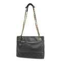 CHANEL  Matelasse Chain Shoulder Women's Leather Shoulder Bag Black
