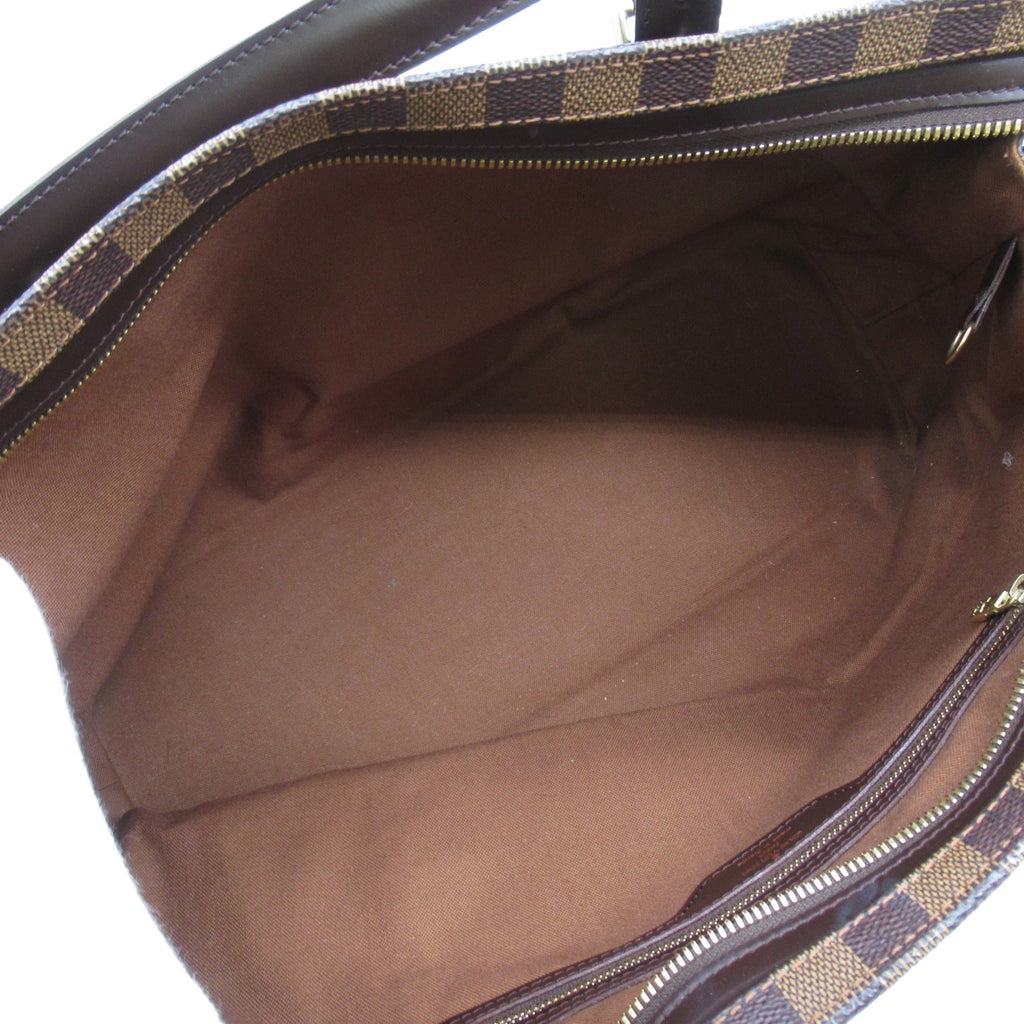LOUIS VUITTON Chelsea Tote Bag Brown Ebene Damier PVC coated canvas N51119