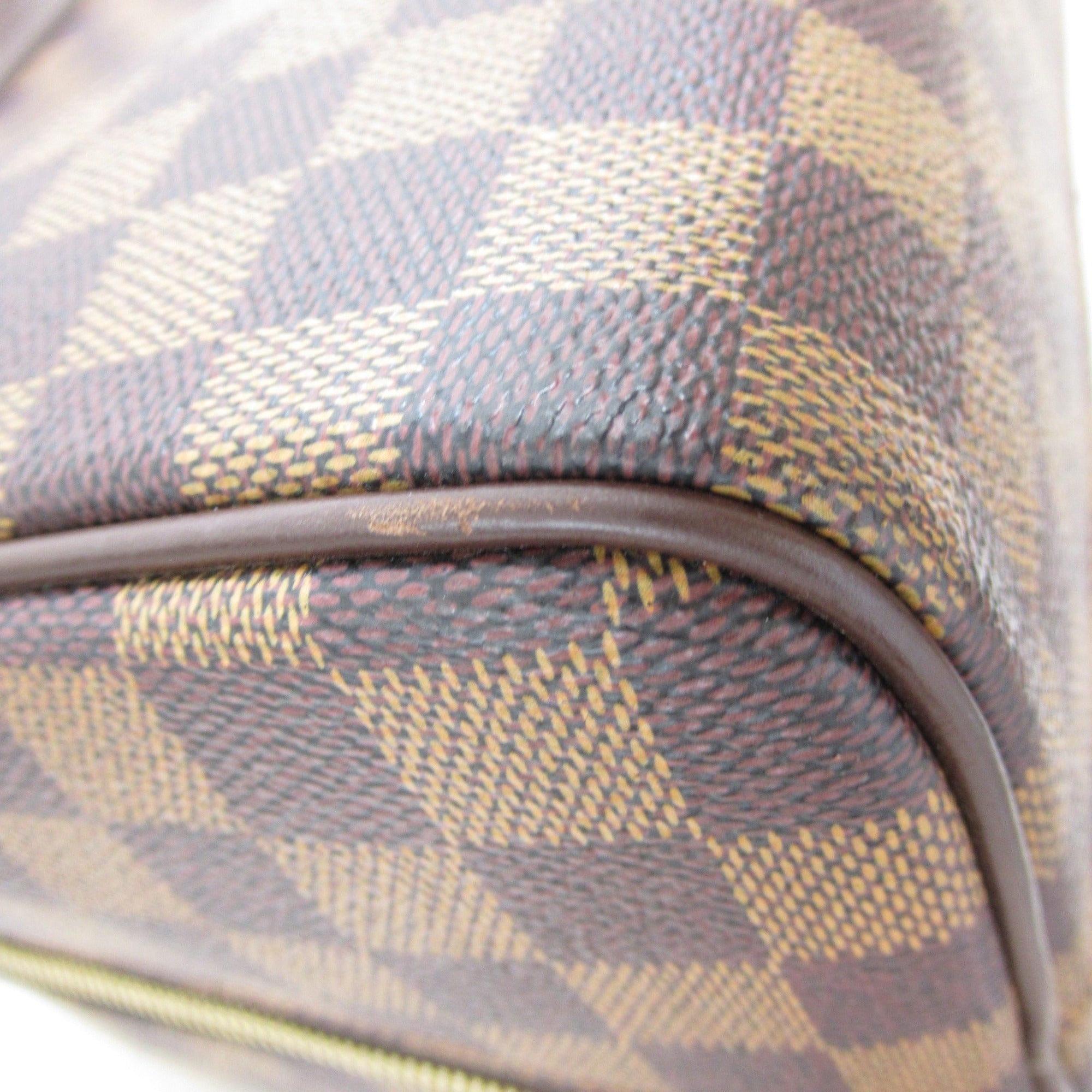 LOUIS VUITTON Nolita 24 are handbag Brown Ebene Damier PVC coated canvas N41454