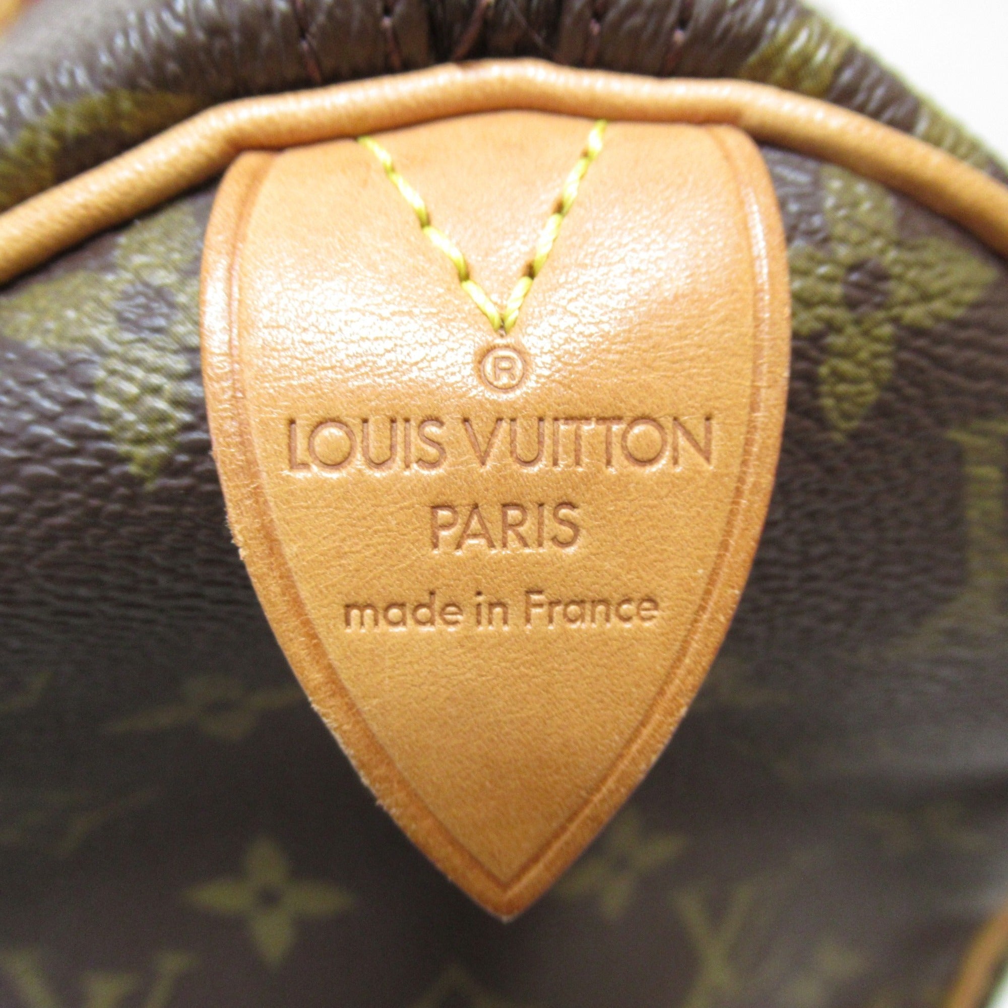LOUIS VUITTON Speedy 30 handbag Brown Monogram PVC coated canvas M41526